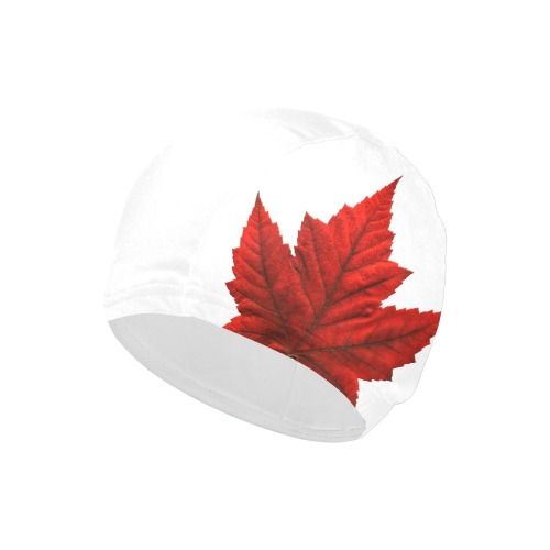 Canada Maple Leaf Swim Cap