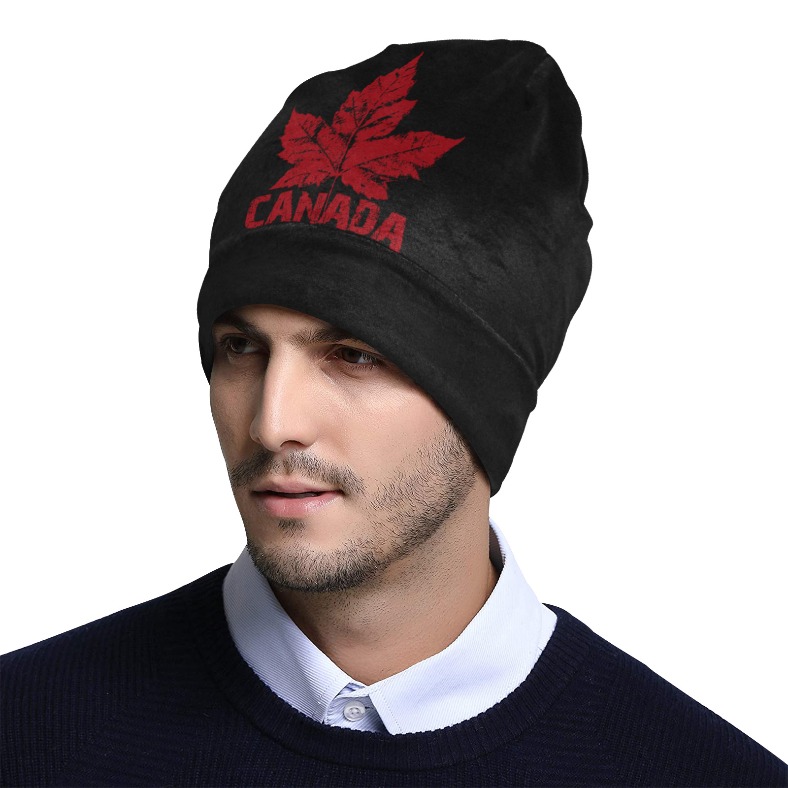 Cool Canada Souvenir Toque All Over Print Beanie for Adults