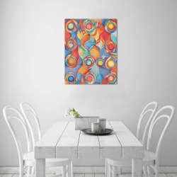 Abstract Flowers Upgraded Canvas Print 16"x20"