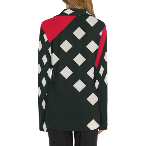 Counter-composition XV by Theo van Doesburg- Women's Long Sleeve Pajama Shirt