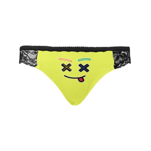 Miss Yellow Light Women's Lace Panty (Model L41)