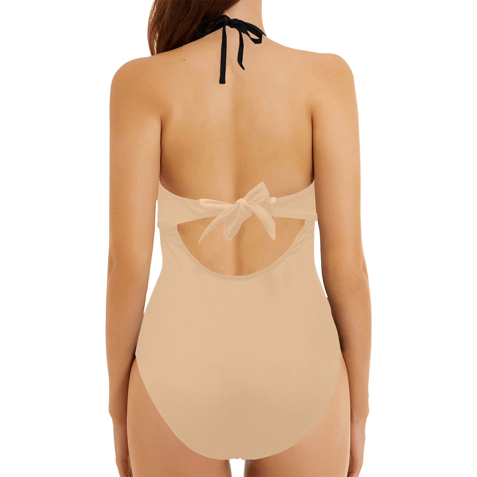 sexy Backless Hollow Out Bow Tie Swimsuit (Model S17)
