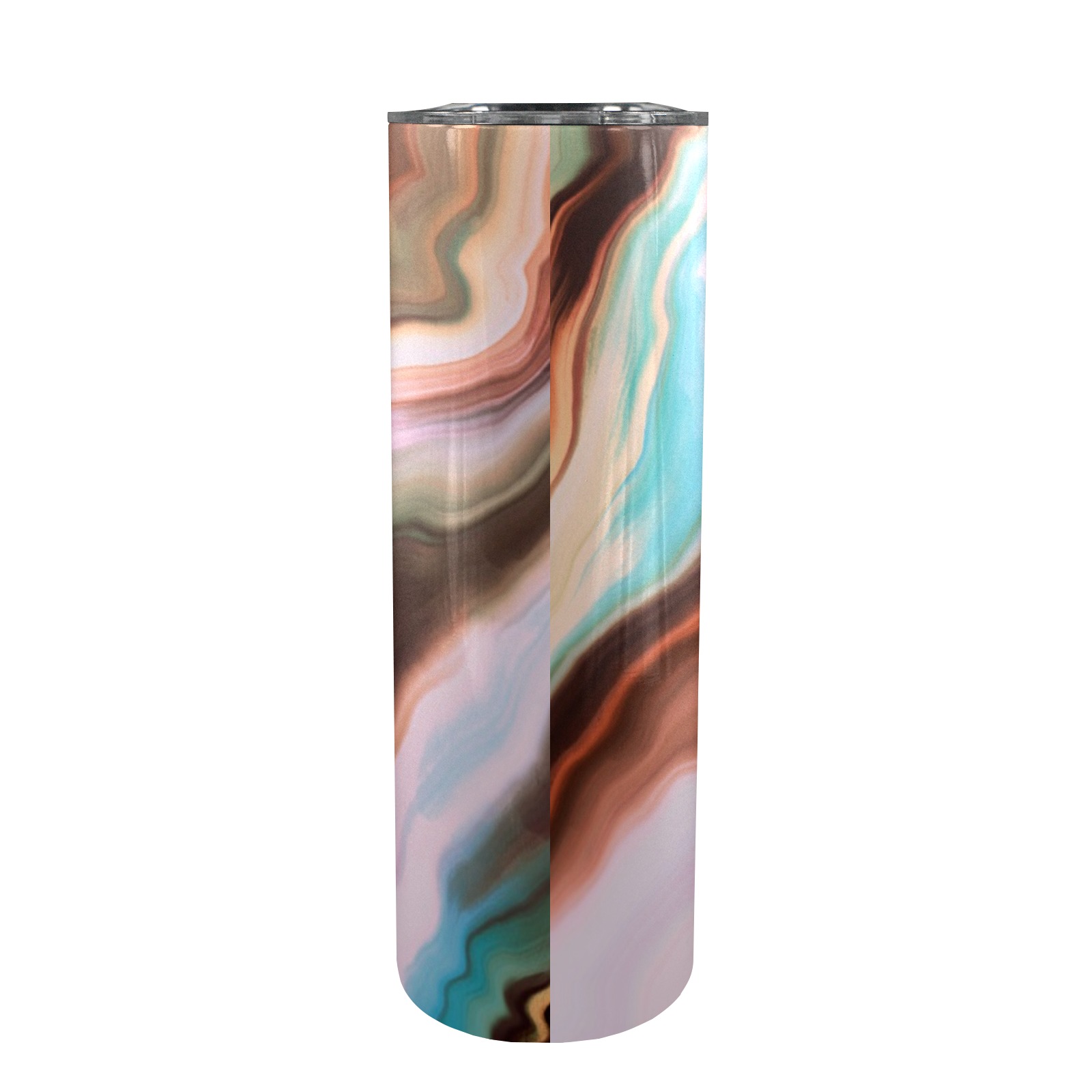 Desert wave paths I 20oz Tall Skinny Tumbler with Lid and Straw | ID ...