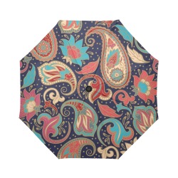 Vintage Paisley Auto-Foldable Umbrella (Model U04)