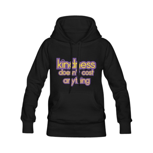 kindness doesn't cost anything Women's Classic Hoodies (Model H07)