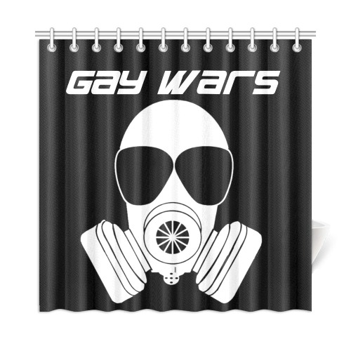Gay Wars by Fetishworld Shower Curtain 72"x72"