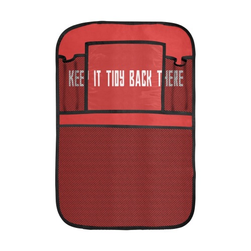 Keep It Tidy Back There / Red Car Seat Back Organizer (2-Pack)