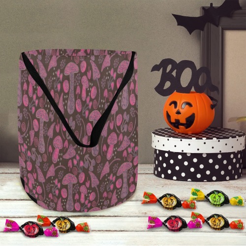 Unique fallpattern in pink Halloween Candy Bag