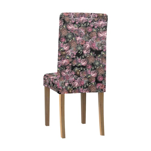 peonies dark pink Chair Cover (Pack of 4)