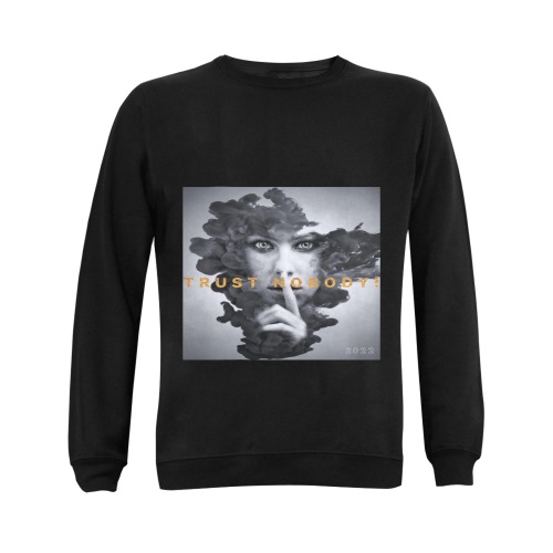 Trust nobody Sweat shirt Gildan Crewneck Sweatshirt(NEW) (Model H01)