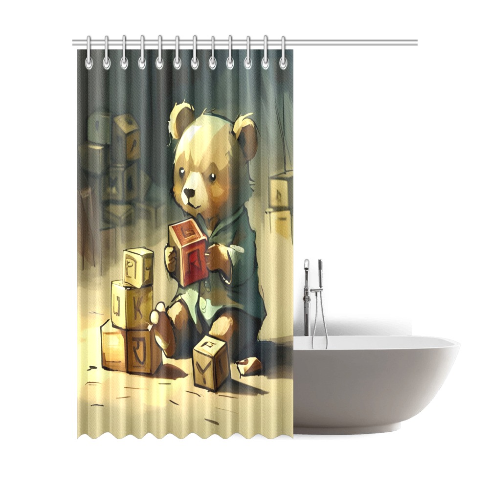 Little Bears 9 Shower Curtain 72"x84"