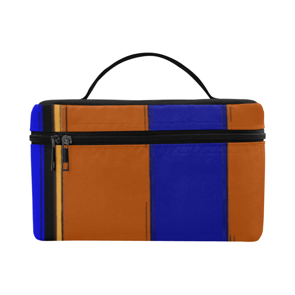 Abstract Blue And Orange 930 Cosmetic Bag/Large (Model 1658)