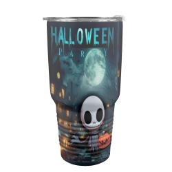 Happy Hello Ween 30oz Insulated Stainless Steel Mobile Tumbler