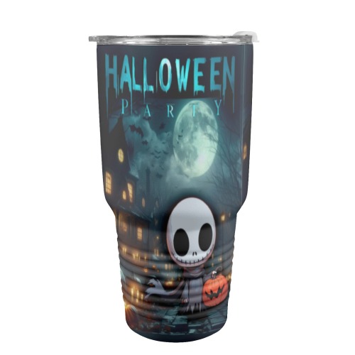 Happy Hello Ween 30oz Insulated Stainless Steel Mobile Tumbler