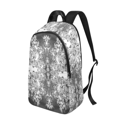 Silver Linings Frost Fractal Fabric Backpack for Adult (Model 1659)