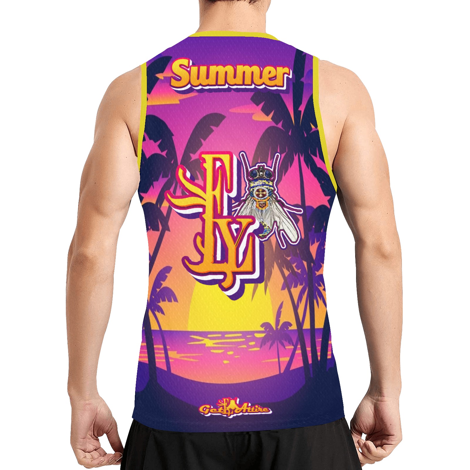 Summer Collectable Fly All Over Print Basketball Jersey
