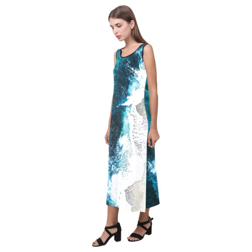 Ocean And Beach Phaedra Sleeveless Open Fork Long Dress (Model D08)