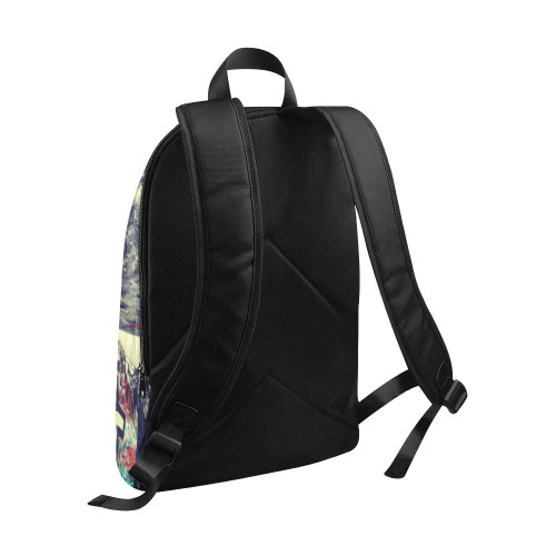 graffiti city scape Fabric Backpack for Adult (Model 1659)