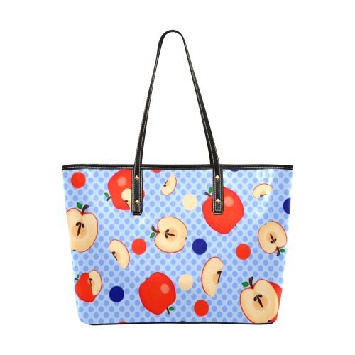 Apple a day Chic Leather Tote Bag (Model 1709)
