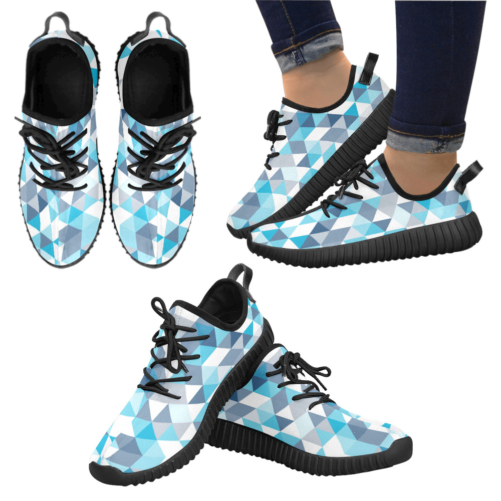 OCEAN STYLE FASHION SHOE Grus Men's Breathable Woven Running Shoes (Model 022)