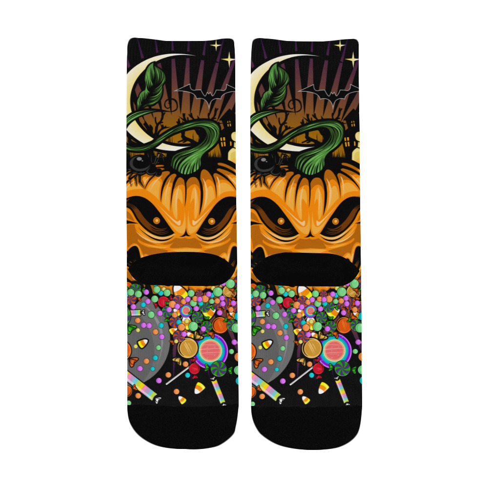 Halloween Treats Custom Socks for Kids