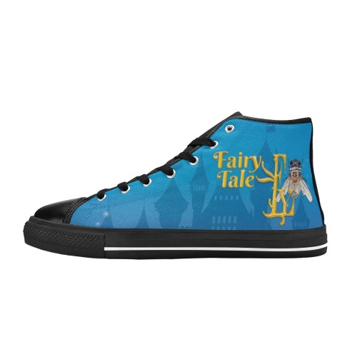 Fairy Tale Collectable Fly Women's Classic High Top Canvas Shoes (Model 017)