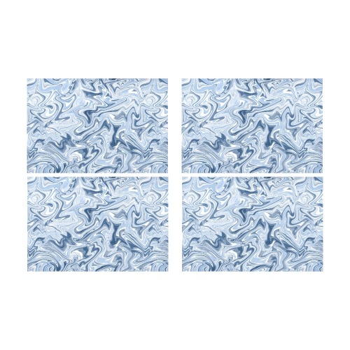 blue and white Placemat 12’’ x 18’’ (Set of 4)