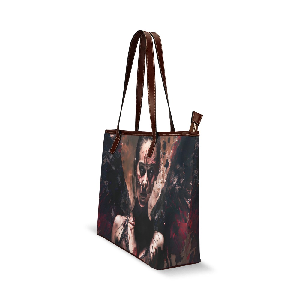 Angel of death Shoulder Tote Bag (Model 1646)