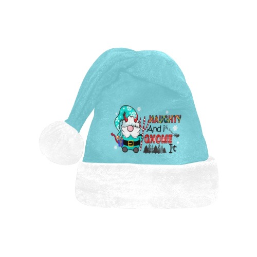 Naughty And I Gnome It Santa Hat