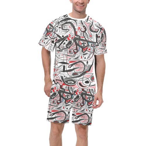 Model 2 Men's Short Pajama Set