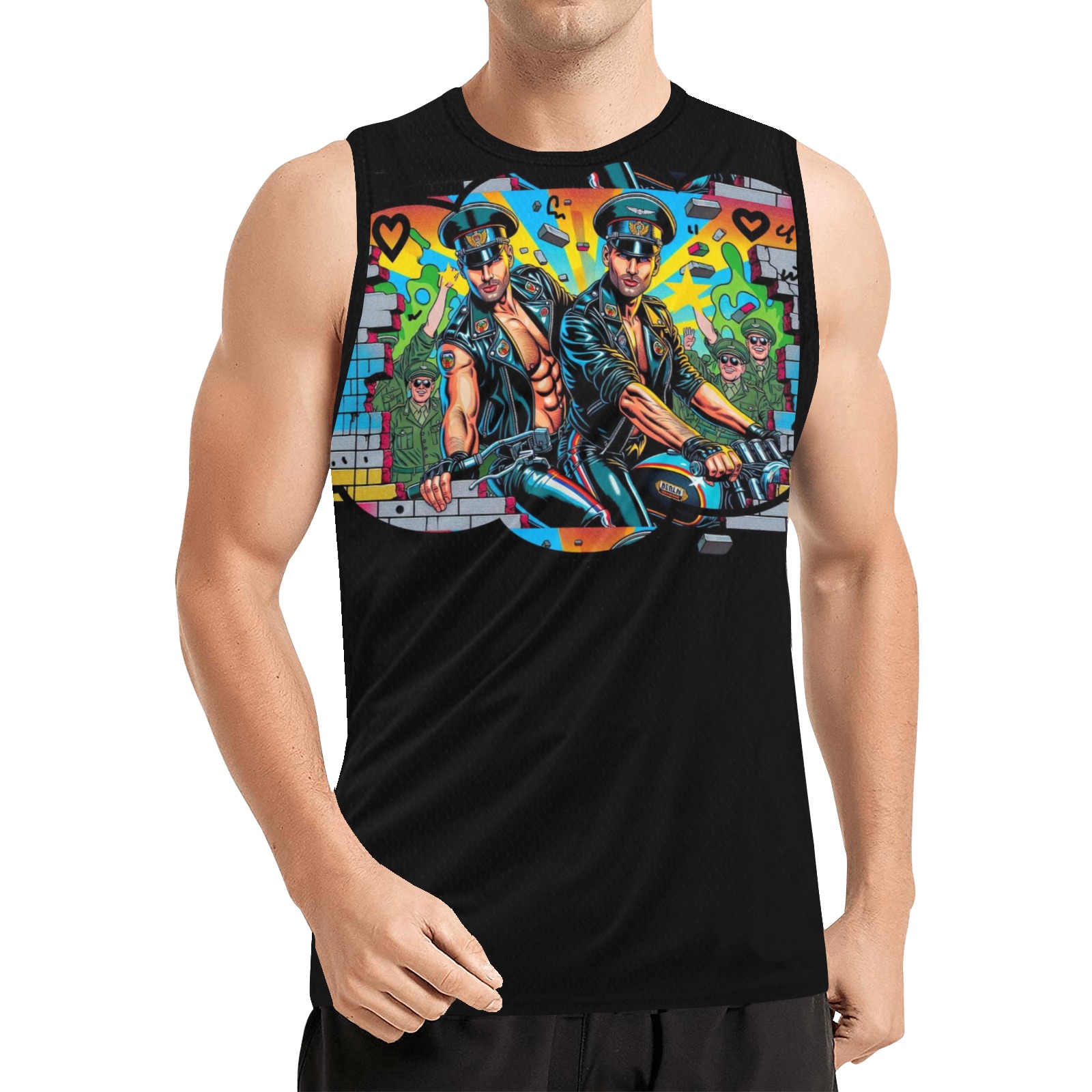 Cops by Fetishworld All Over Print Basketball Jersey