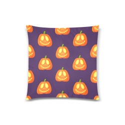 Halloween Pumpkin Custom Zippered Pillow Case 18"x18"(Twin Sides)