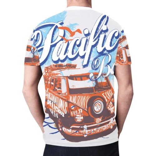 VW New All Over Print T-shirt for Men (Model T45)