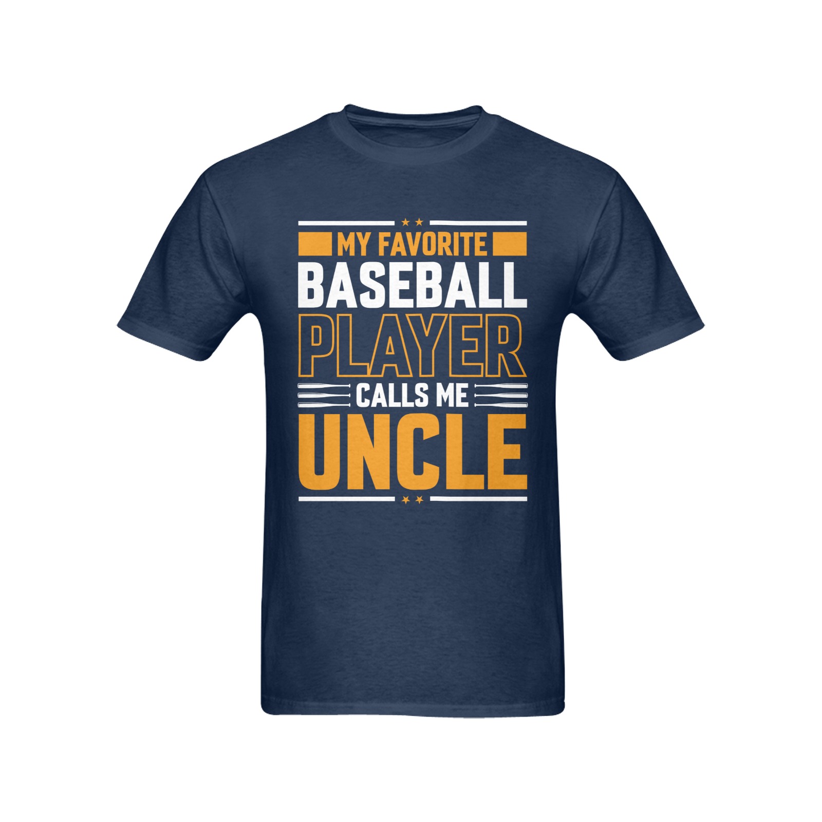 My Favorite Player Calls Me Uncle Men's T-Shirt in USA Size (Two Sides Printing)