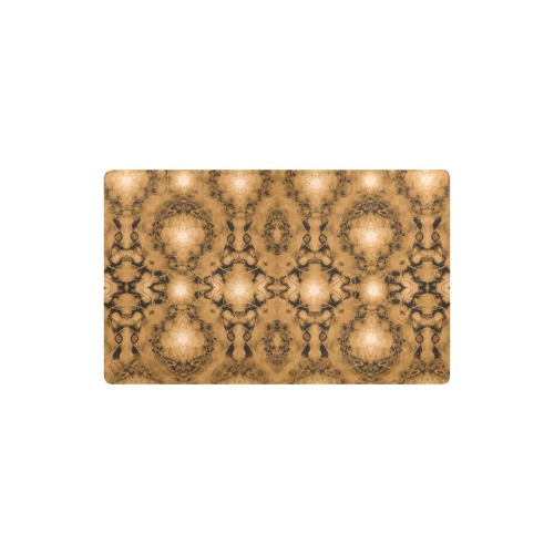 Nidhi decembre 2014-pattern 7-44x55 inches-brown Kitchen Mat 32"x20"