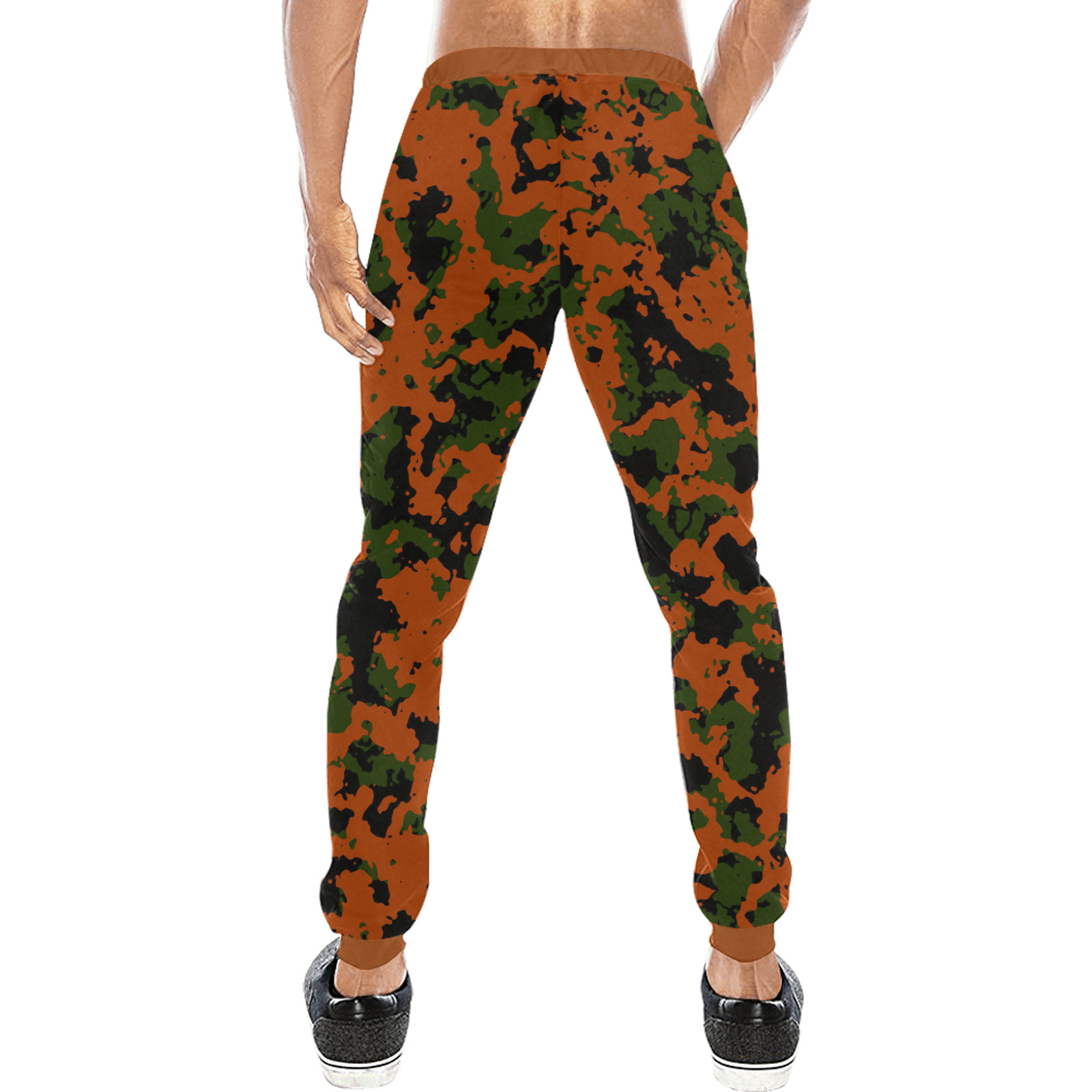 Deep Forest Fashion Streetwear Camouflage Men's All Over Print Sweatpants (Model L11)