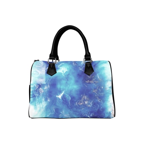 Encre Bleu Photo Boston Handbag (Model 1621)