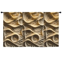 3D Decorative wall panels ABS Plastic molds for Pl Window Curtain 52"x63"-Velvet (2-Piece)