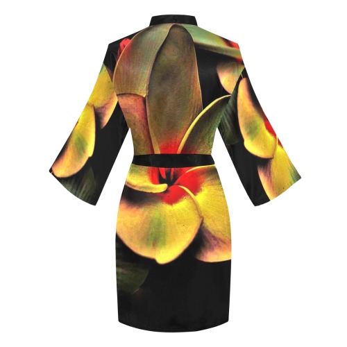 blossoms-4836548 Long Sleeve Kimono Robe