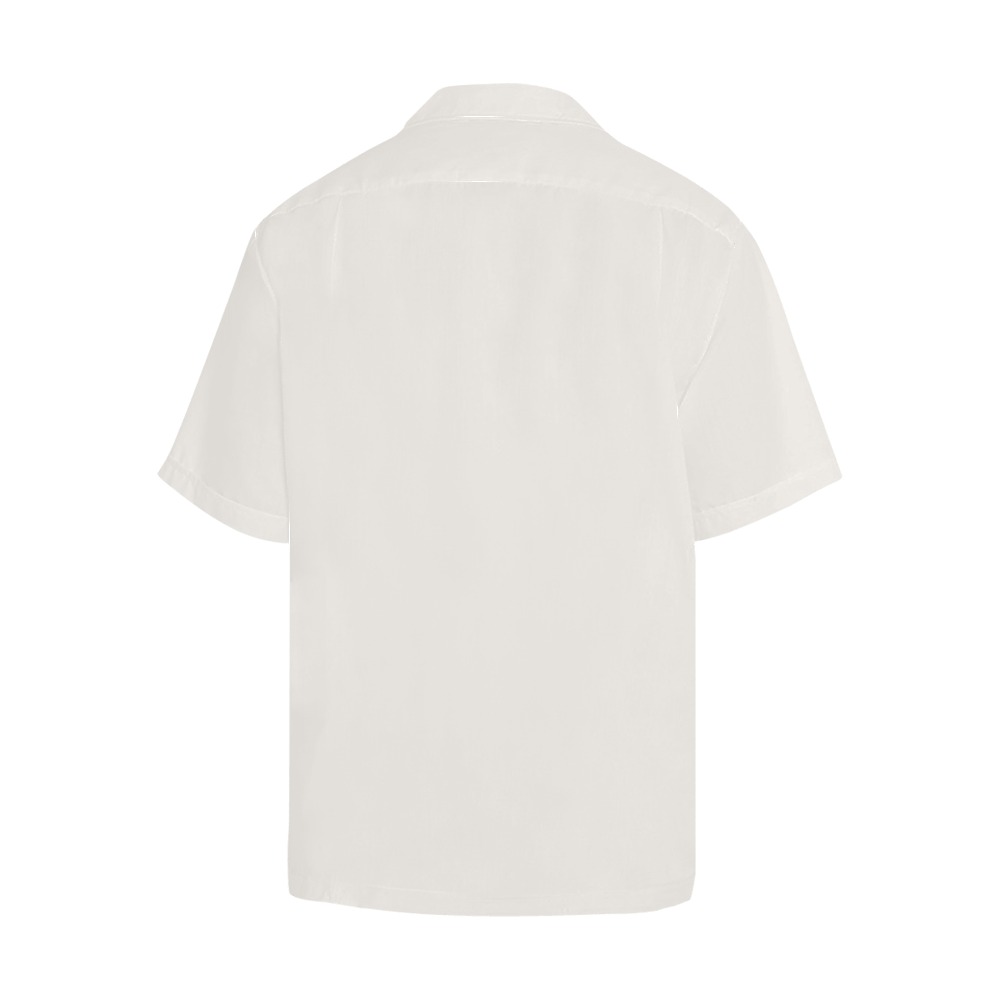 White Alyssum Hawaiian Shirt with Merged Design (Model T58)