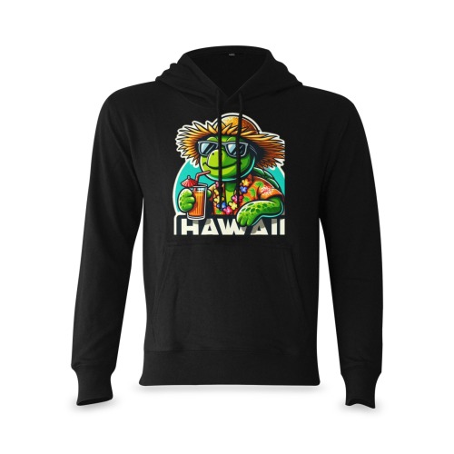 GREEN SEA TURTLE-HAWAII 2 Oceanus Hoodie Sweatshirt (NEW) (Model H03)