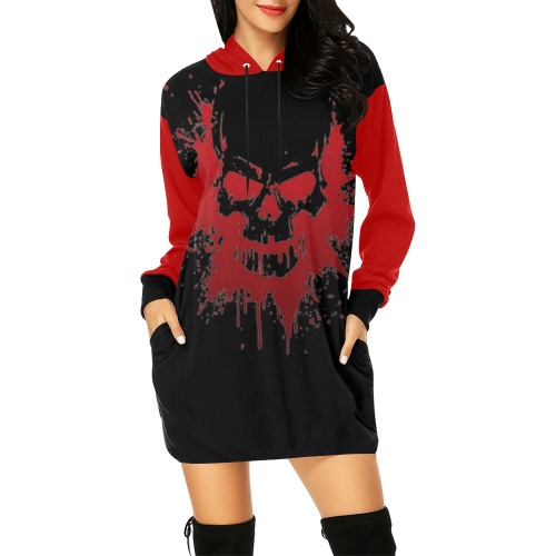 240_F_314694109_QHxAkFatphDs5mx5KWHzxUfcTWffZAgoHx-removebg-preview All Over Print Hoodie Mini Dress (Model H27)