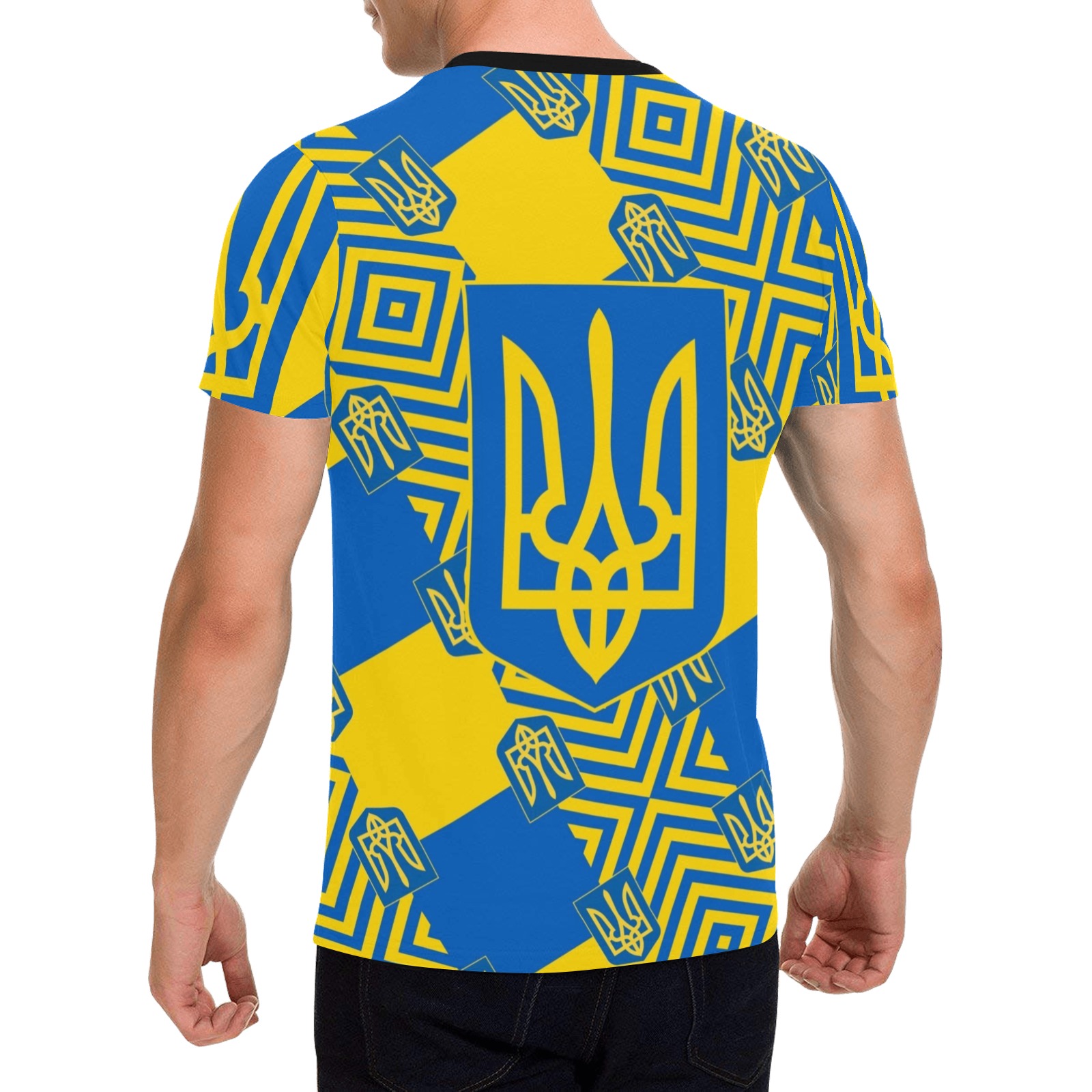 UKRAINE 2 Men's All Over Print T-Shirt with Chest Pocket (Model T56)