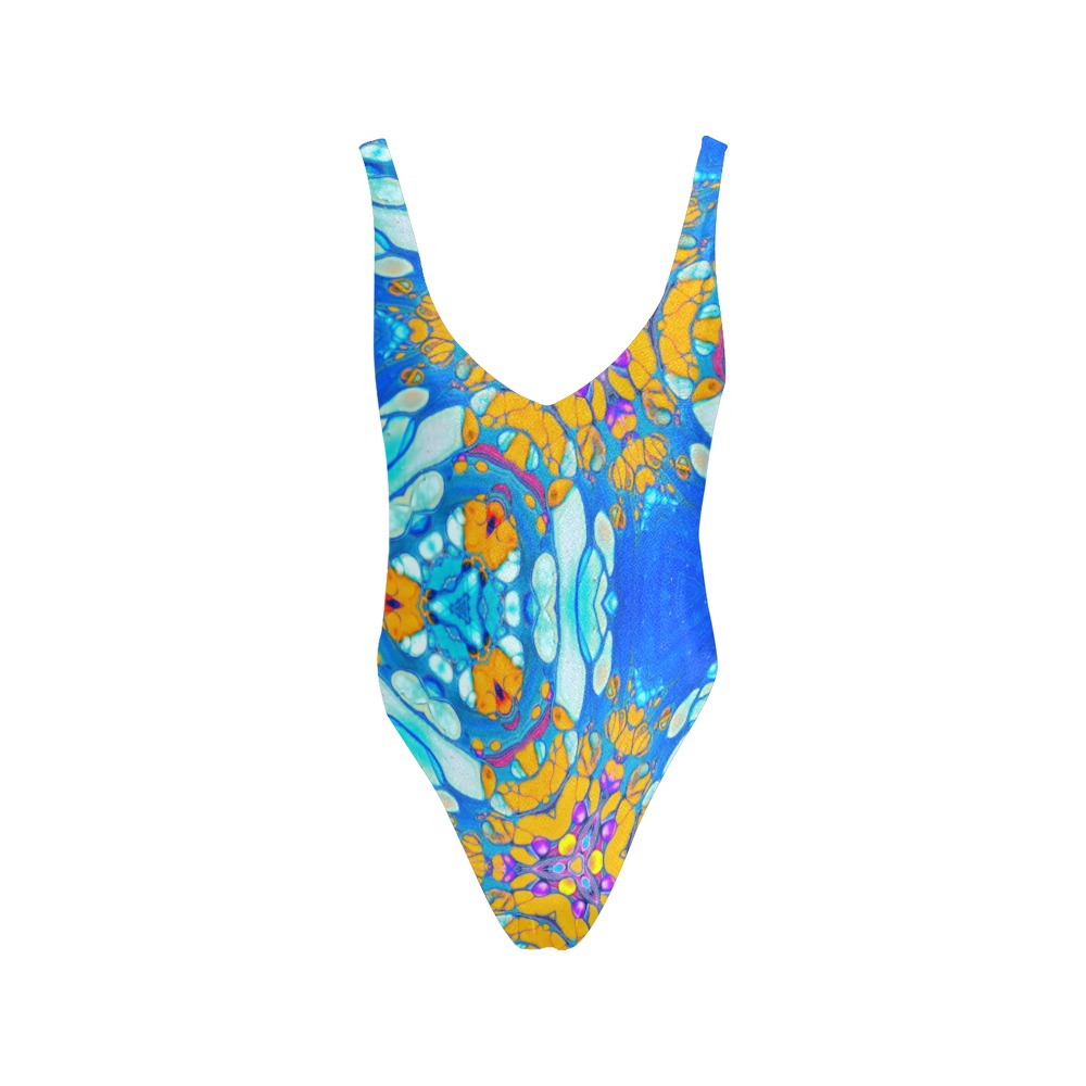 galaxie nautica Sexy Low Back One-Piece Swimsuit (Model S09) | ID: D5644531