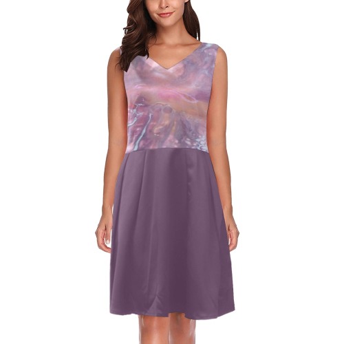 Violet Love 2 Chryseis Sleeveless Pleated Dress(Model D07)