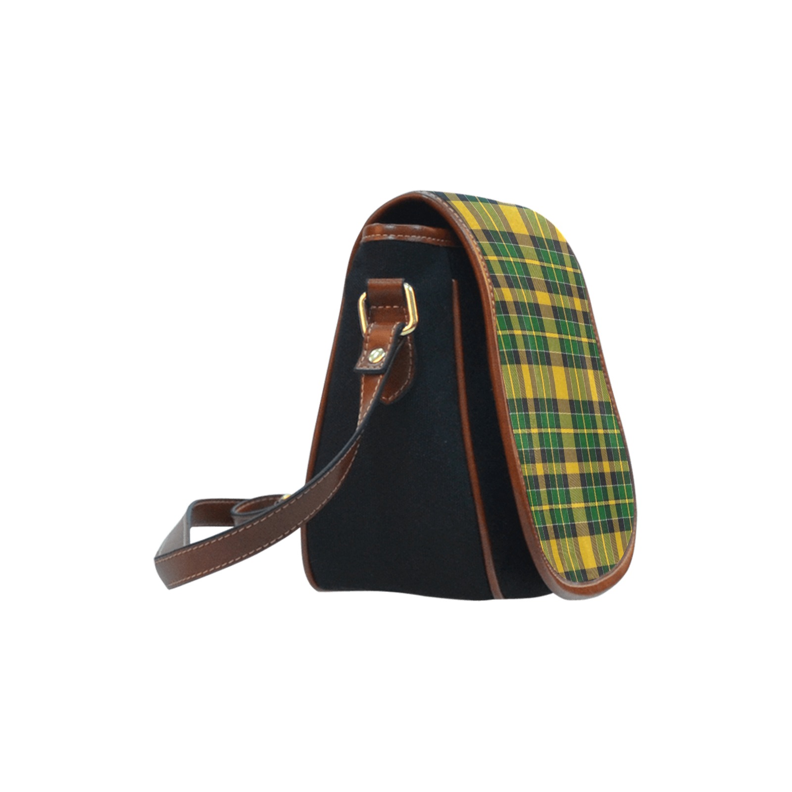 BRANDON MANITOBA TARTAN Saddle Bag/Small (Model 1649)(Flap Customization)