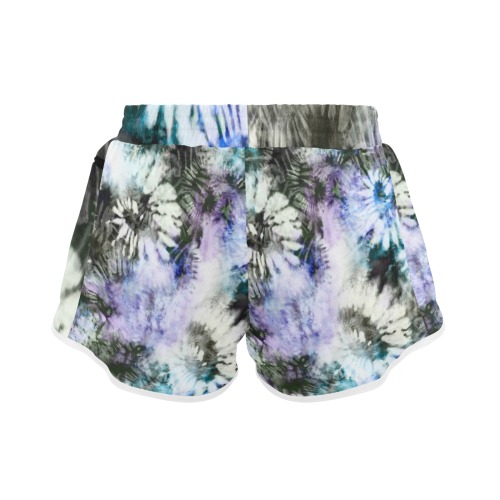 Spiral Dye Modern beach Women's Sports Shorts (Model L61)