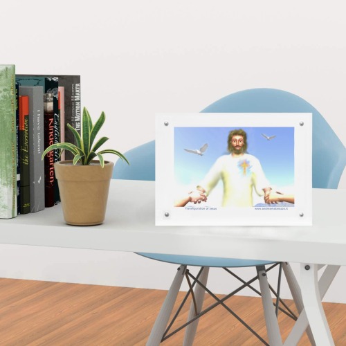 The Transfiguration of Jesus Acrylic Magnetic Photo Frame 7"x5"