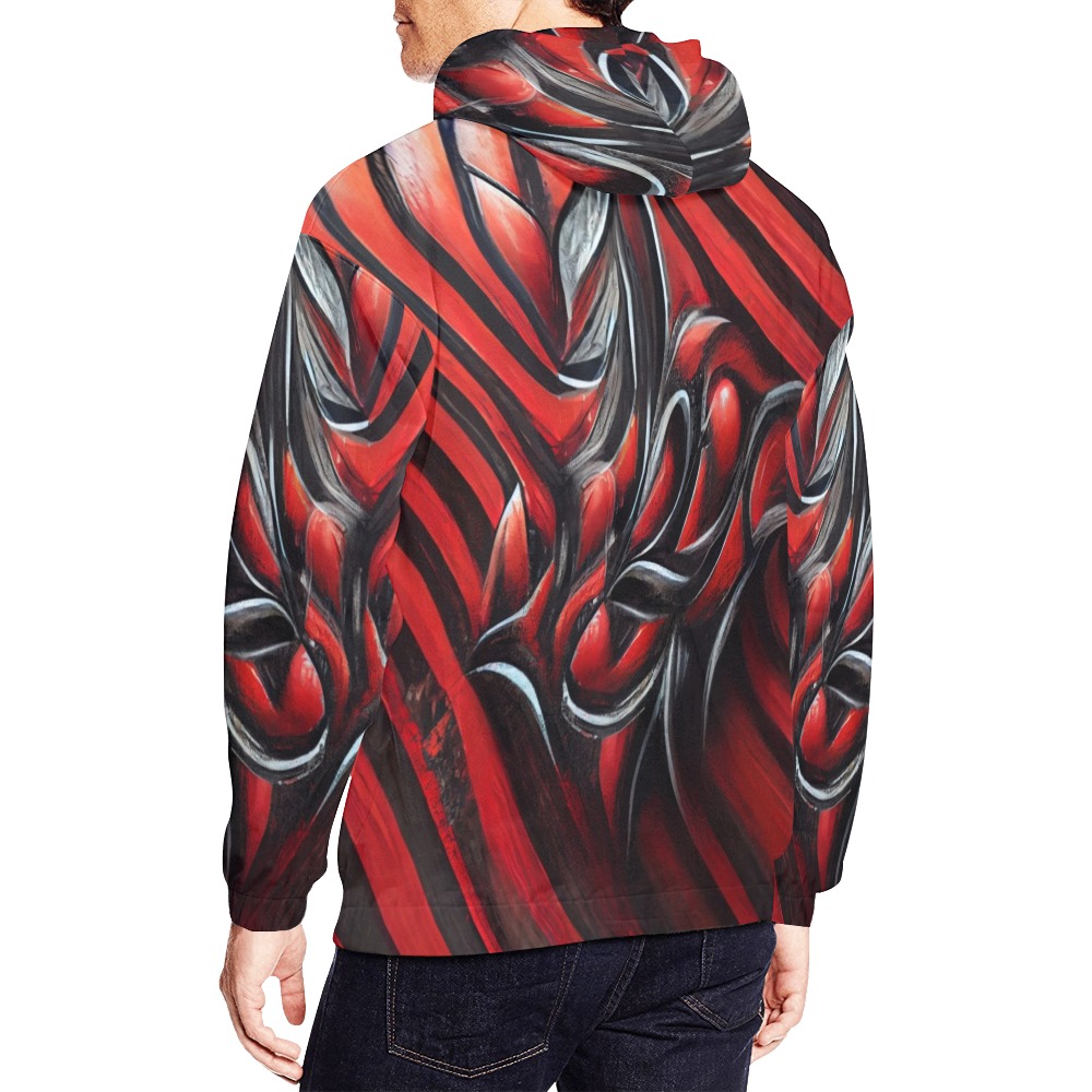 gothic 2 All Over Print Hoodie for Men (USA Size) (Model H13)
