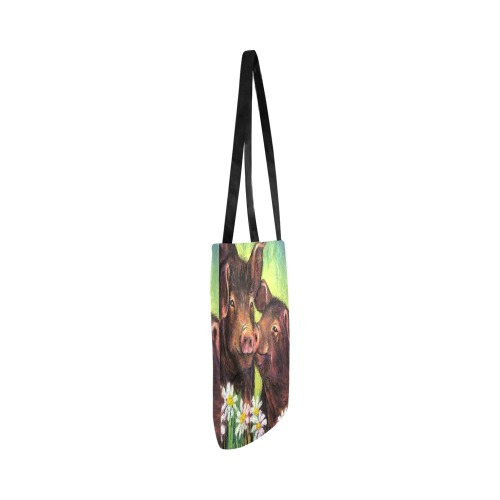 The Nuzzlers Reusable Shopping Bag Model 1660 (Two sides)